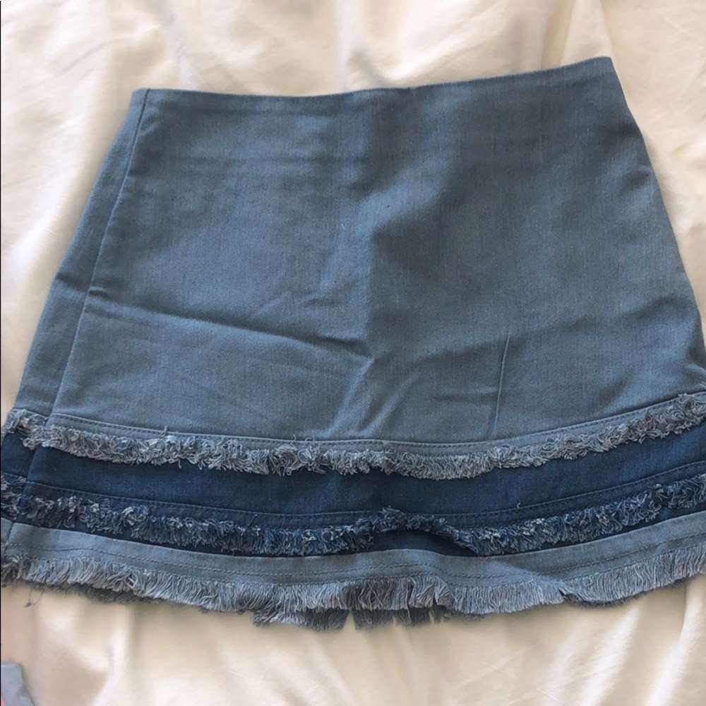 Lulus Jean skirt